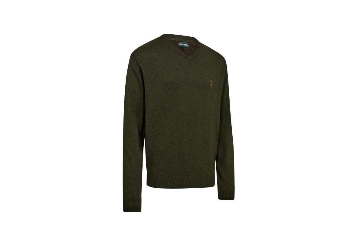 Deerhunter Džemper Harrington V-izrez Forest Ember